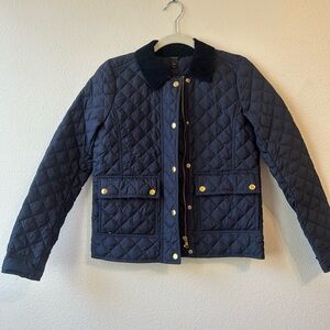 J Crew Blue Puffer Jacket